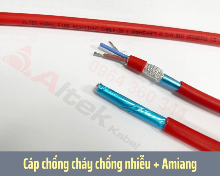 Cáp chống cháy chống nhiễu Altek Kabel – Chứng nhận Quatest 1