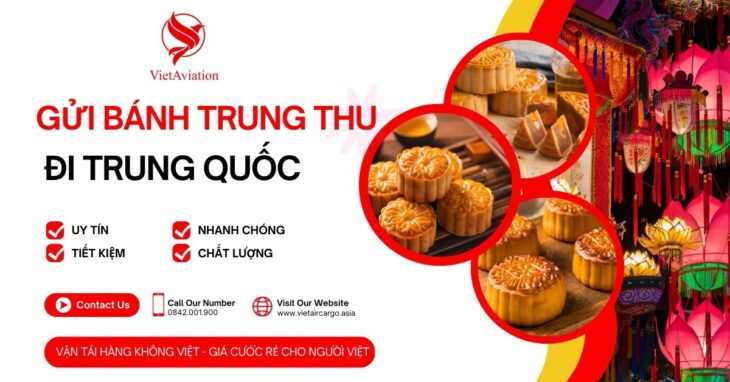 Gửi bánh trung thu đi Trung Quốc