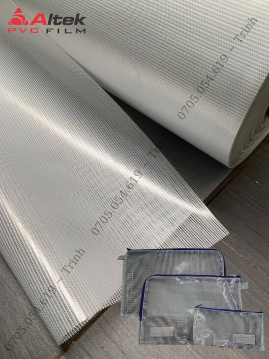 Sản xuất màn nhựa pvc, lưới trắng mịn giá sỉ