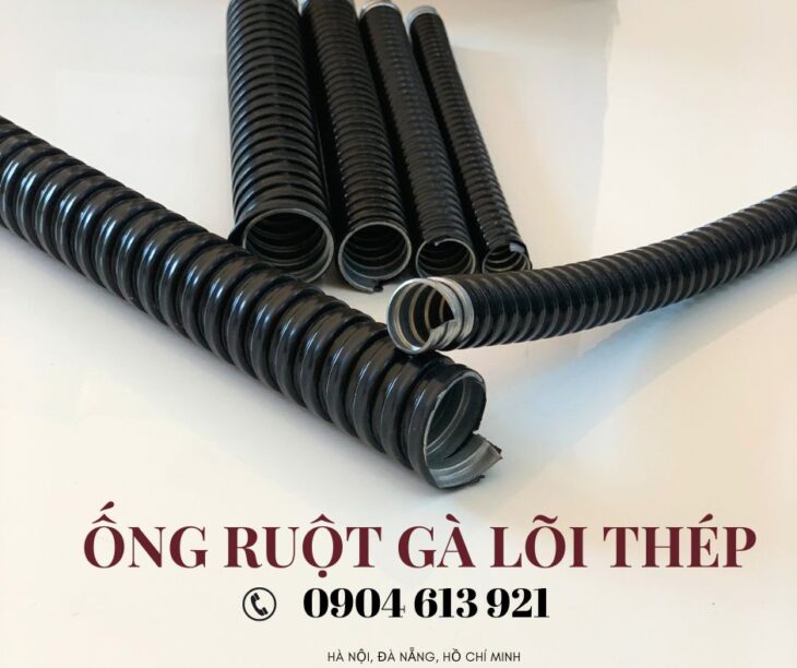 Ống ruột gà lõi thép và PG sắt Đà Nẵng, HCM, Hà Nội