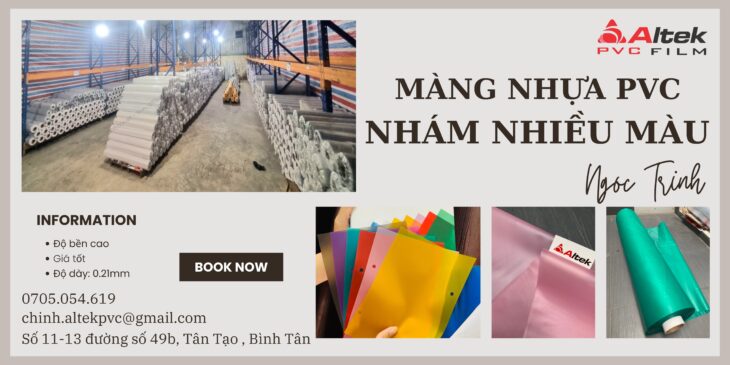 Nhựa pvc dẻo – nhám nhiều màu