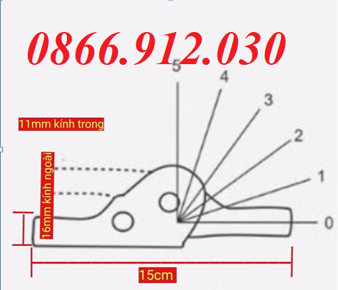 Phụ kiện bản lề gấp 5 cấp độ lên xuống 180 độ