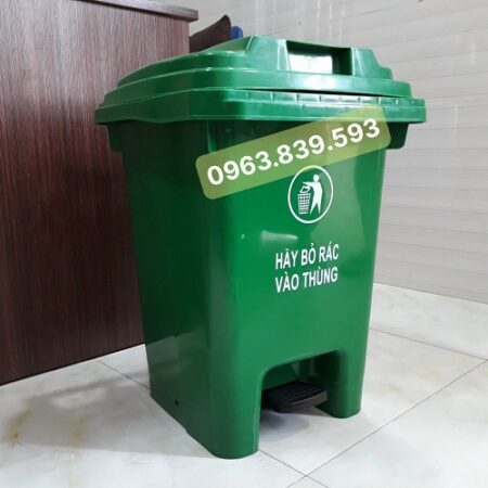 Thùng rác đạp chân 60L, thùng đựng rác y tế, thùng rác văn phòng, nhà bếp / 0963 839 593