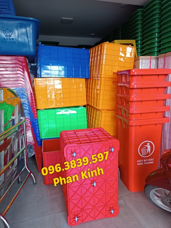 SÓNG BÍT 5 BÁNH XE, THÙNG NHỰA ĐẶC ĐỰNG THỰC PHẨM, HÓA CHẤT