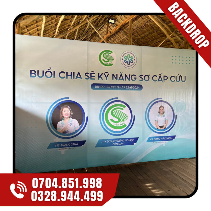 thi công backdrop tại cần thơ uy tín chất lượng