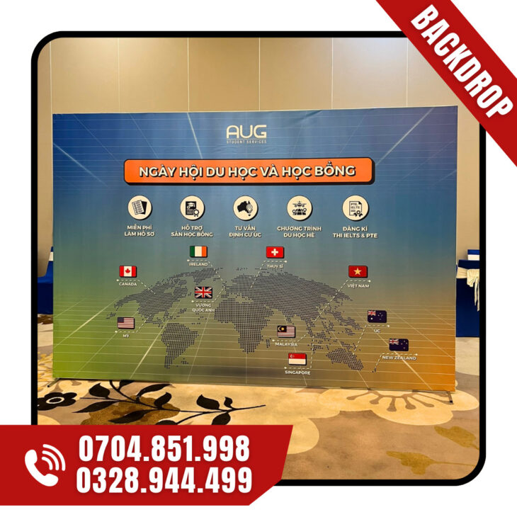 thi công backdrop tại cần thơ uy tín chất lượng