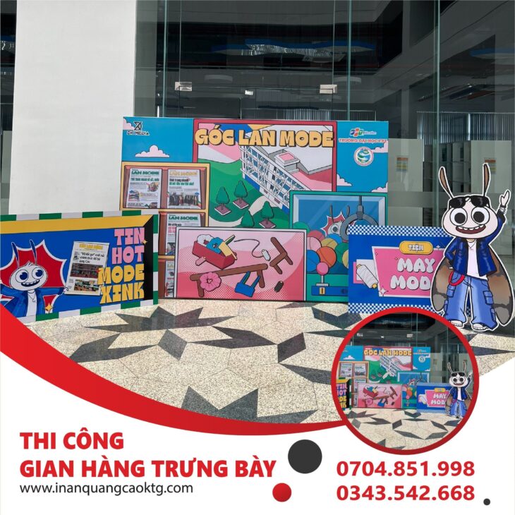 thi công backdrop tại cần thơ