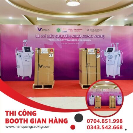 thi công booth sự kiện cần thơ chất lượng