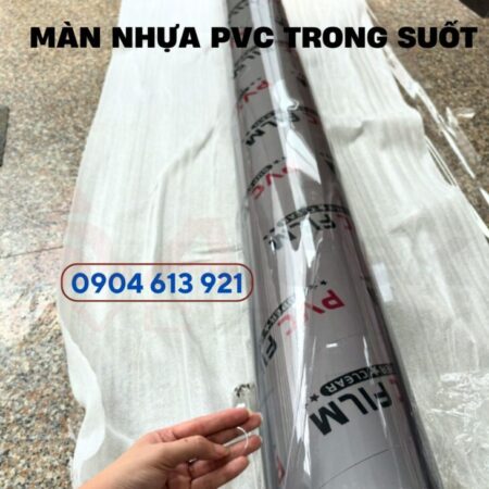 Màng nhựa PVC keo trong suốt dẻo dày 2mm Hà Nội, HCM