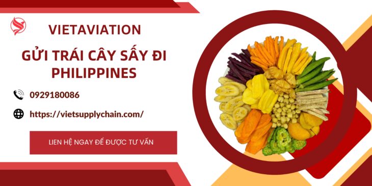 Dịch vụ gửi trái cây sấy đi Philippines