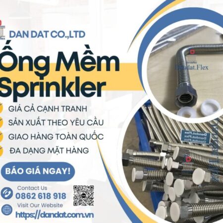 Ống Mềm Phòng Cháy Chữa Cháy – Ống nối mềm PCCC DanDatFlex