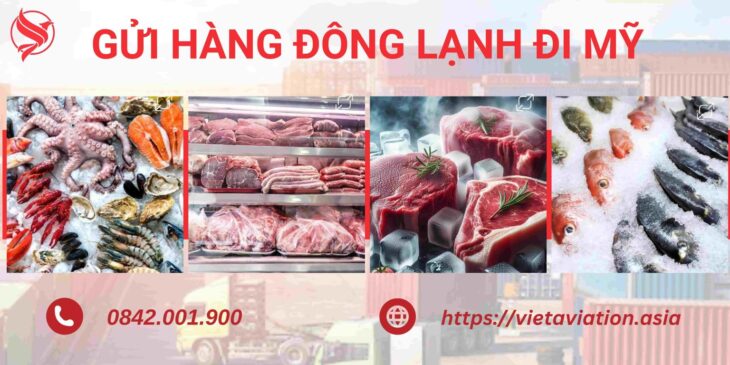 Gửi hàng đông lạnh đi Mỹ