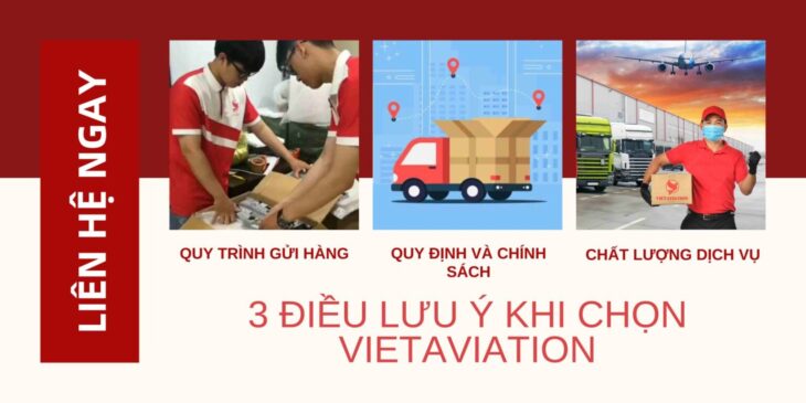 Lưu ý khi chọn VIETAVIATION để gửi hàng quốc tế