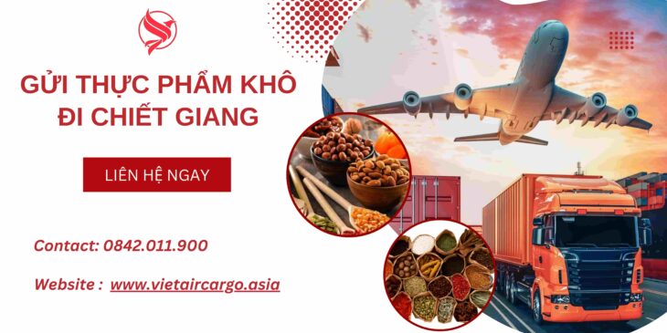 Gửi thực phẩm khô đi Chiết Giang tại VietAviation