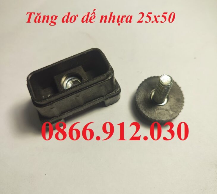 Chân tăng chỉnh bàn ghế sắt hộp 25×50