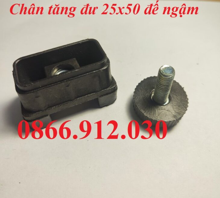 Chân tăng chỉnh bàn ghế sắt hộp 25×50