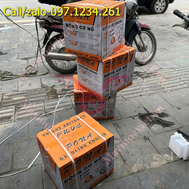 Động cơ xăng 6.5Hp Pona – PN65 giá rẻ