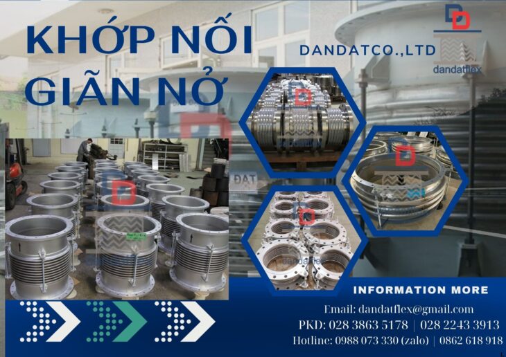 Khớp giãn nở inox, ống giản nở nhiệt, mối nối giản nở, khớp co giãn nhiệt inox