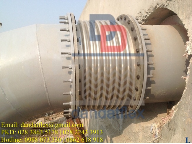 Khớp nối mềm chống rung inox thiết bị đường ống công trình