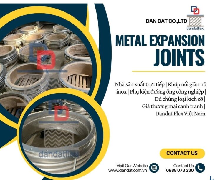 Khớp nối chống rung, khớp giãn nở inox, khớp nối co giản nhiệt inox
