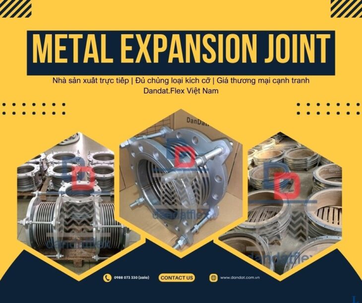 Khớp nối chống rung, khớp giãn nở inox, khớp nối co giản nhiệt inox