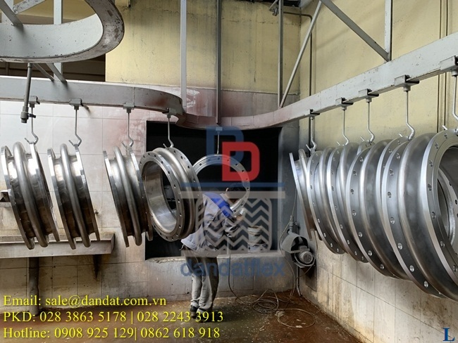 Khớp nối mềm chống rung inox thiết bị đường ống công trình