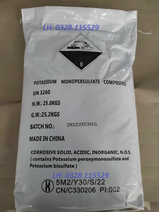 Kali Monopersulfate, wirkon, xử lý nước, khử trùng, diệt khuẩn