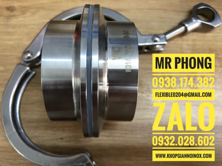 Khớp nối nhanh clamp inox-Clamp inox-Cùm inox 304-Kẹp clamp-Clamp inox 304-Clamp inox 316