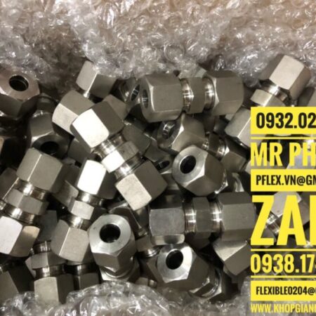 đầu nối hạt bắp thủy lực,đầu nối hạt bắp inox,đầu nối thẳng 2 đầu hạt bắp,Đầu nối hạt bắp inox cong