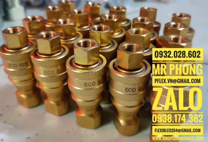 khớp nối nhanh thủy lực,khớp nối nhanh thủy lực inox,khớp nối nhanh thủy lực bằng đồng