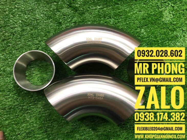 rắc co vi sinh inox 304,khớp nối rắc co inox vi sinh,co hàn vi sinh inox,bầu giãm hàn inox vi sinh