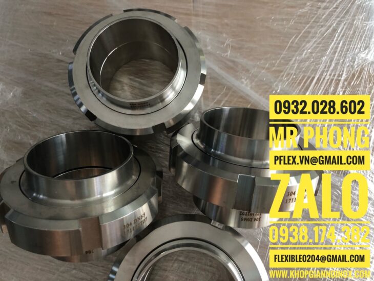 rắc co vi sinh inox 304,khớp nối rắc co inox vi sinh,co hàn vi sinh inox,bầu giãm hàn inox vi sinh