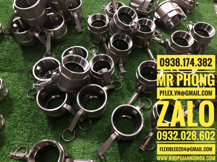 khớp nối nhanh inox , khớp nối nhanh camlock inox, khớp nối nhanh bằng inox, khớp nối nhanh inox 304