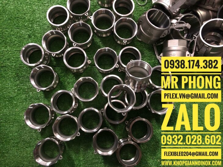 khớp nối nhanh inox , khớp nối nhanh camlock inox, khớp nối nhanh bằng inox, khớp nối nhanh inox 304