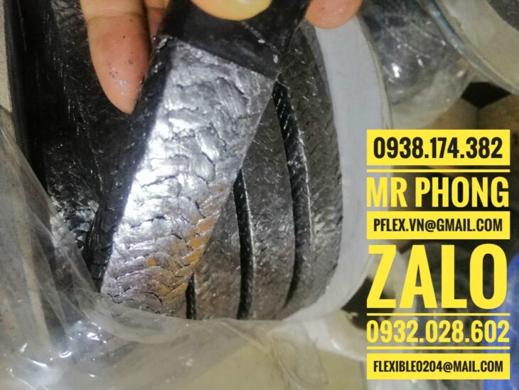 dây tét chèn graphite – dây tết chèn cho bơm – dây tết chèn tẩm chì-dây tết chèn PTFE