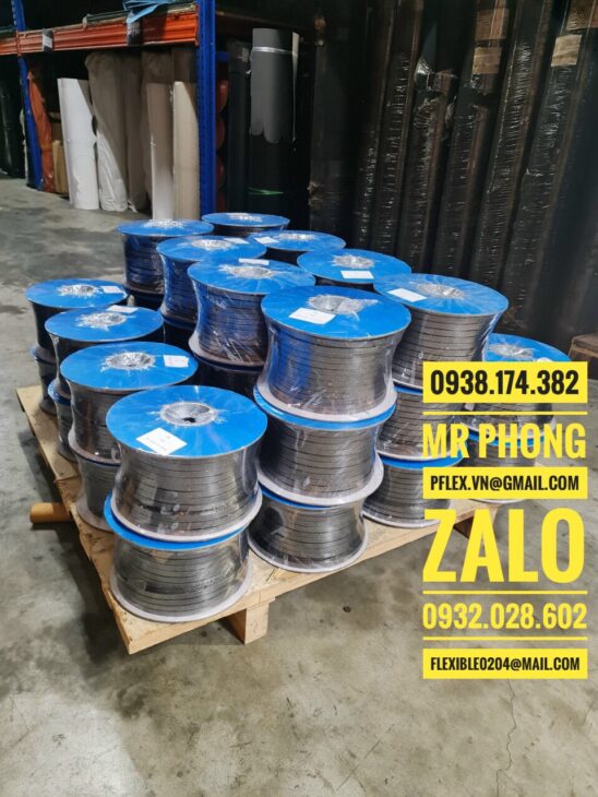 dây tết chèn graphite,dây tết chèn PTFE,dây tết chèn tẩm chì,dây tết chèn cho bơm