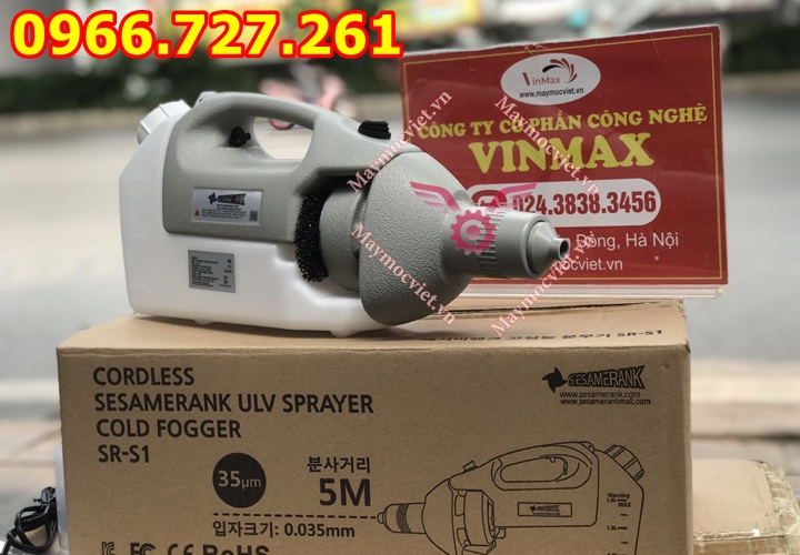 Máy phun sương ULV ROHS chạy pin