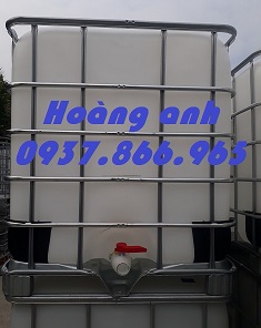 Bán bồn cũ 1000l tại hà nội, bồn cũ miền bắc, bồn IBC, bồn đựng dung dịch lỏng