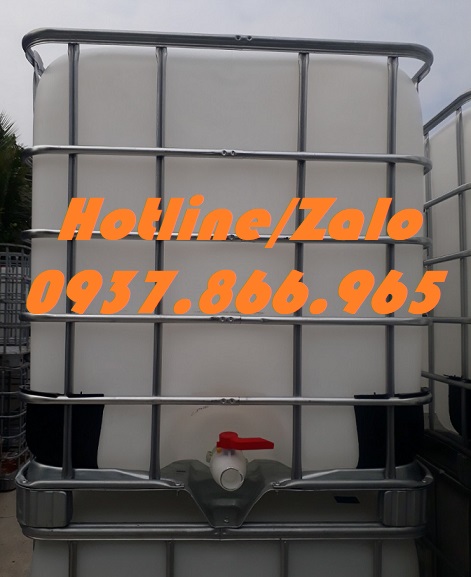 Bán bồn cũ 1000l tại hà nội, bồn cũ miền bắc, bồn IBC, bồn đựng dung dịch lỏng