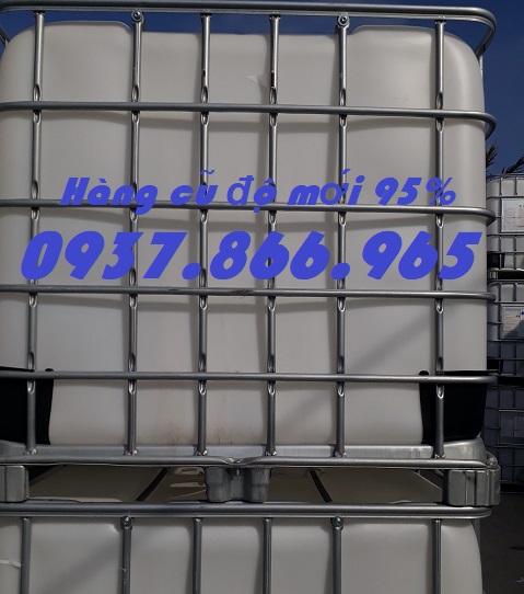 Bán bồn cũ 1000l tại hà nội, bồn cũ miền bắc, bồn IBC, bồn đựng dung dịch lỏng