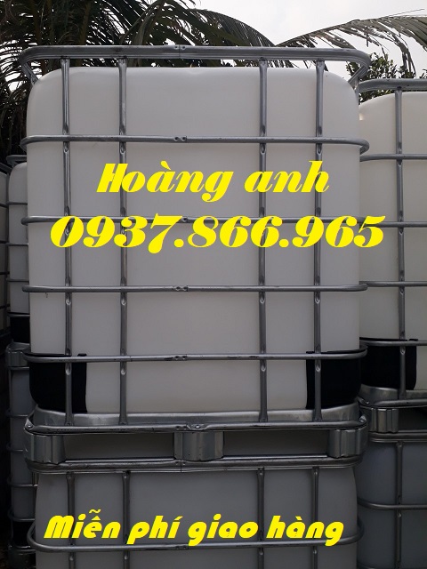 Bán bồn cũ 1000l tại hà nội, bồn cũ miền bắc, bồn IBC, bồn đựng dung dịch lỏng