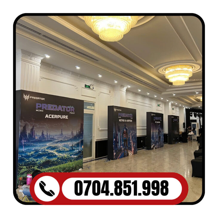 thi công backdrop tại cần thơ