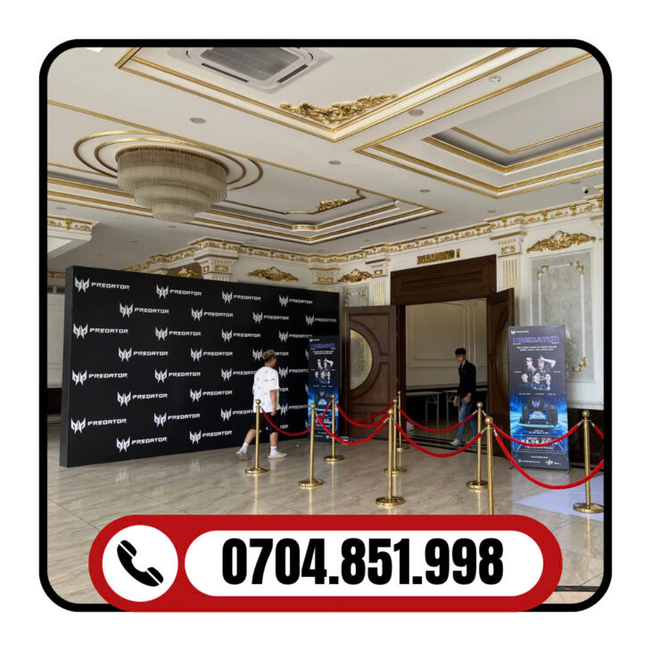 thi công backdrop tại cần thơ