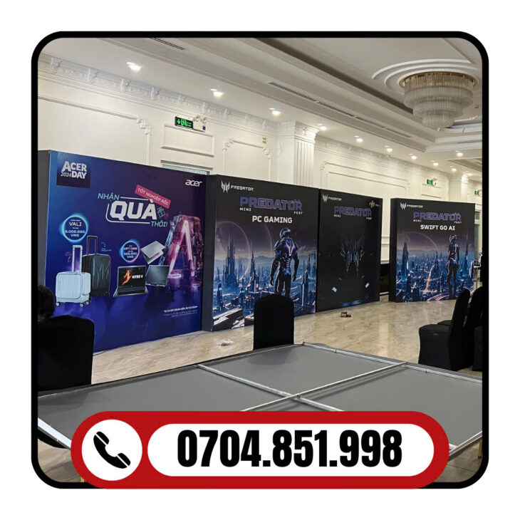 thi công backdrop tại cần thơ