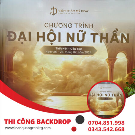 thi công backdrop tại cần thơ