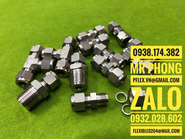 Đầu nối hạt bắp inox,Đầu nối thẳng 2 đầu hạt bắp,Hạt bắp đồng,Đầu nối góc hạt bắp pl610,Hạt bắp ống