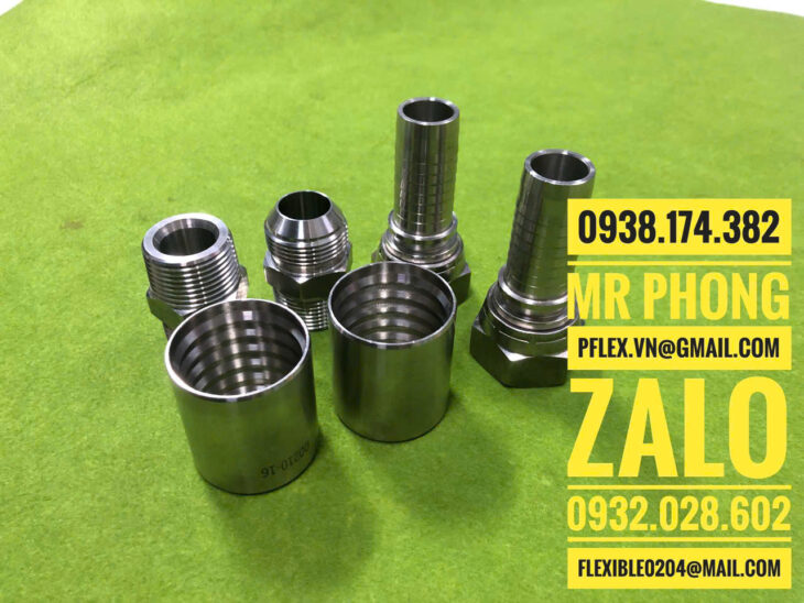 Phụ kiện bấm ống thủy lực ,Đầu ống thủy lực ,Bấm ống thủy lực, Đầu bóp ống thủy lực