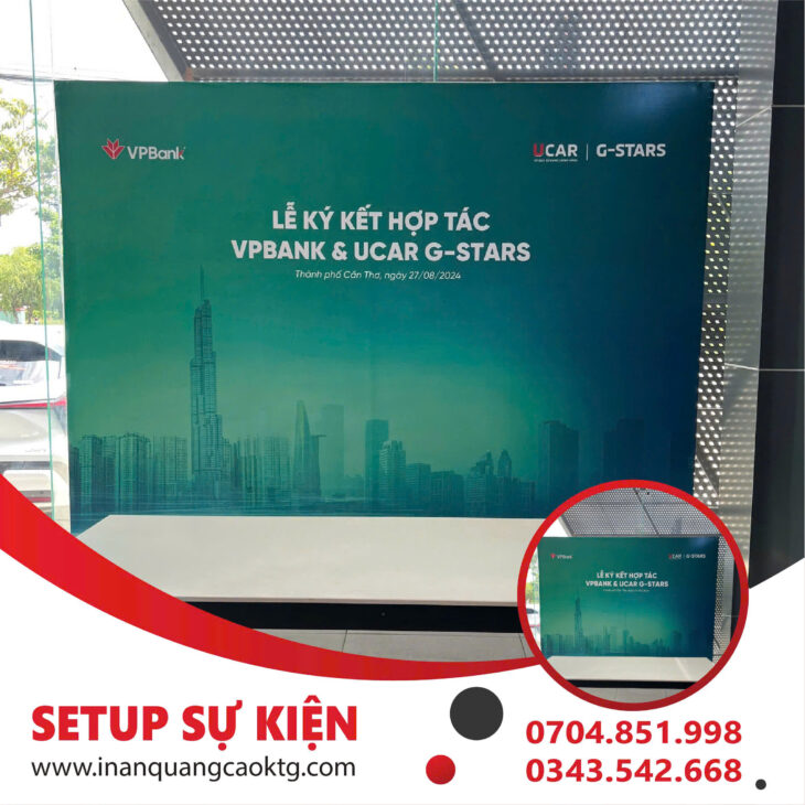 thi công backdrop tại cần thơ