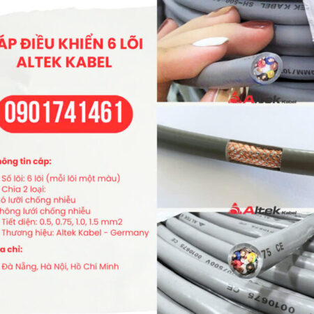 Nhà phân phối cáp điều khiển 6 lõi Altek Kabel Đà Nẵng