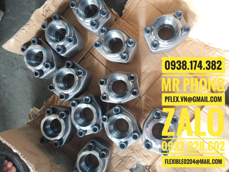 Mặt bích vuông thủy lực,Mặt bích SAE,mặt bích thép vuông thủy lực hàn lồng,mặt bích SAE hàn lồng